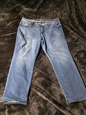 Womens 24W Kut from the Kloth Blue Straight Leg Jeans